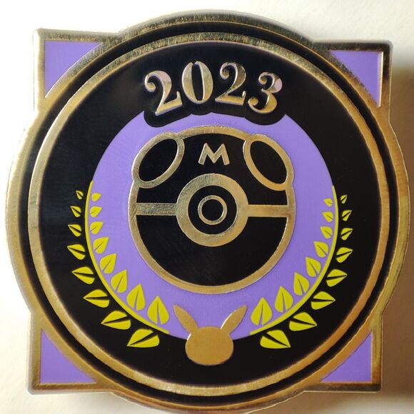 Pokemon TCG Pikachu & Eevee 2023 Graduation Hat And Enamel Pins Official Set - Picture 6 of 12